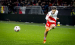 FC Utrecht defender Souffian El Karouani plays during the match between FC Utrecht and Not...