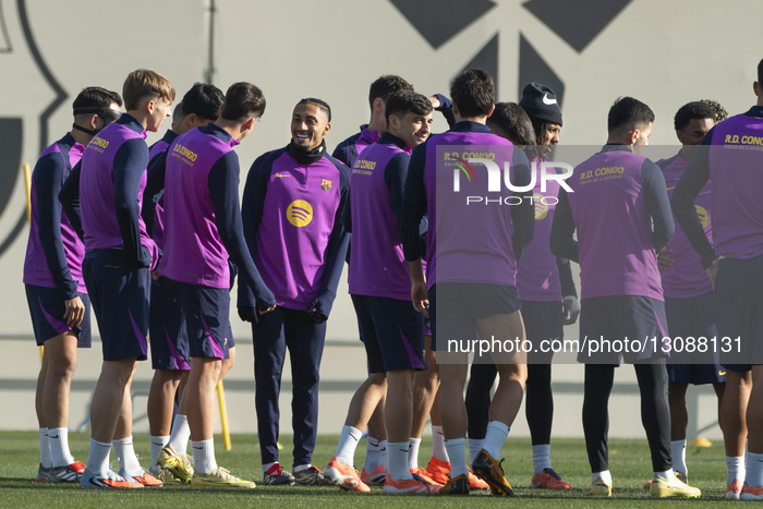 Training Day Of FC Barcelona Ahead The Spanish League, La Liga EA Sports, Football Match Against CA Osasuna