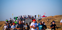 Editorial photo: Runners participate in the Pyramids Half Marathon in Giza, Egypt, on December 13, 2025.  by Ahmed Mosaad/NurPhoto