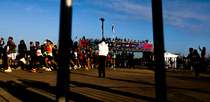 Editorial photo: The starting whistle blows for the Pyramids Half Marathon in Giza, Egypt, on December 13, 2025.  by Ahmed Mosaad/NurPhoto