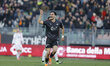 KIKE PEREZ of Venezia celebrates after scoring a goal during the Italian Serie BKT soccer...