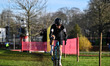French rider Helene Clauzel participates in the women's elite race of the SUYS Leiecross K...