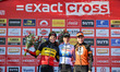 Belgian national Marion Norbert Riberolle (2nd - team Crelan-Corendon), Dutch Inge van der...