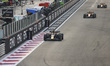 First round of the race with Max Verstappen of the Netherlands of Red Bull Racing leading,...