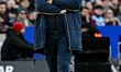Nuno Espirito Santo, the manager of West Ham, paces the touchline with arms folded during...