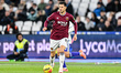 Guido Rodrigue of West Ham advances with the ball during the Premier League match between...