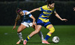 Eleonora Goldoni of S.S. Lazio and Carlotta Masu of Parma Calcio Women are in action durin...