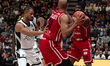 Shavon Shields plays during the 11th league match between EA7 Emporio Armani Milano and Vi...