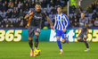 Ben Brereton Diaz runs away with the ball during the Sky Bet Championship match between Sh...