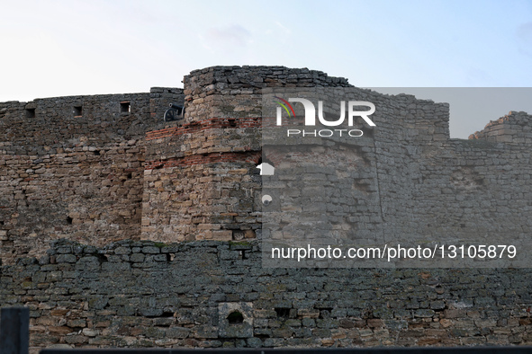 The walls surround the Bilhorod-Dnistrovskyi Fortress, also known as the Akkerman Fortress, in Bilhorod-Dnistrovskyi, Odesa region, Ukraine,... by Nina Liashonok/Ukrinform/NurPhoto