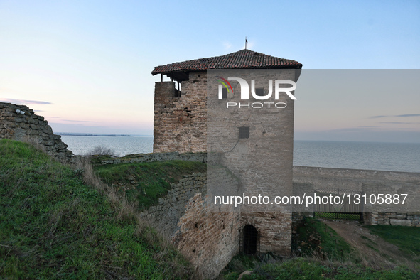 The Pushkin Tower is part of the Bilhorod-Dnistrovskyi Fortress, also known as the Akkerman Fortress, in Bilhorod-Dnistrovskyi, Odesa region... by Nina Liashonok/Ukrinform/NurPhoto