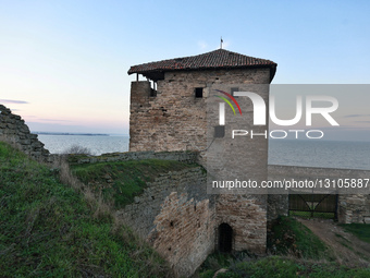 The Pushkin Tower is part of the Bilhorod-Dnistrovskyi Fortress, also known as the Akkerman Fortress, in Bilhorod-Dnistrovskyi, Odesa region... by Nina Liashonok/Ukrinform/NurPhoto