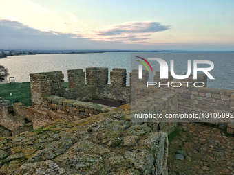The view of the Dnister Estuary opens from the Bilhorod-Dnistrovskyi Fortress, also known as the Akkerman Fortress, in Bilhorod-Dnistrovskyi... by Nina Liashonok/Ukrinform/NurPhoto
