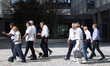 A moment of the institutional visit to the Olympic Village of the XXV Olympic and Paralymp...