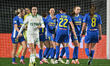 Isabel Aistleitner of SKN St. Polten celebrates after scoring the sixth goal during the Wo...