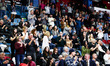Supporters attend the Basket Serie A2 Old Wild West 2025/26 match between RSR Sebastiani R...
