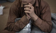 An Afghan refugee sits in the Alghadir Refugee Camp located in the suburb of the border ci...