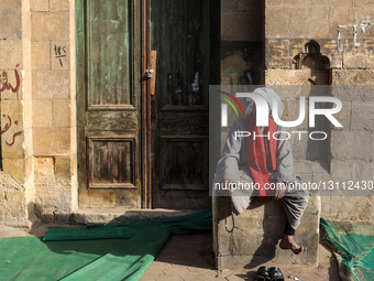 Egyptians and devotees of Ahl al-Bayt celebrate the birth anniversary of Imam Ali Zayn al-Abidin in the Sayyida Zaynab district of Cairo, Eg... by Doaa Adel/NurPhoto