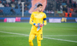 Goalkeeper Martin Zlomislic plays during the game between FC Shakhtar Donetsk and HNK Rije...
