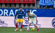 Players are in action during the LaLiga Hypermotion 2025-2026 match between FC Andorra and...