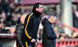 Gary Bowyer, manager of Burton Albion, shouts instructions during the Sky Bet League 1 mat...
