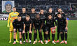 U.S. Cremonese players pose for a team photo during the 16th day of the Serie A Championsh...
