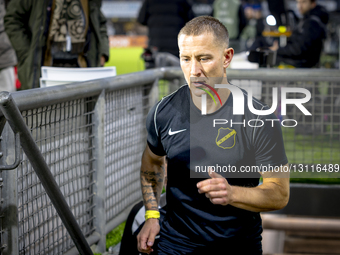 NAC Breda defender Lewis Holtby plays during the match between NAC Breda and SC Telstar at the NAC Rat Verleghstadium for the Dutch Vrienden... by EYE4images/NurPhoto