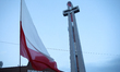 In Katowice, Poland, on December 16, 2025, a ceremony takes place at the Cross-Monument to...