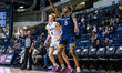 GRANT RANDALL (8) of the Quinnipiac Bobcats shoots a three-point field goal attempt during...
