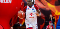 Editorial photo: Ja'Leah Williams plays during the basketball game between Wisla Krakow and AZS UMCS Lublin in Krakow, Poland, on December 21, 2025. Orlen Basket Liga Kobiet, Polish women's club basketball league match in Krakow.  by Marcin Golba/NurPhoto