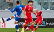 Yuri De Jesus Messias of Valletta is in action during the YoHealth Malta Premier League so...