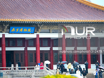 Tourists visit Nanjing Museum in Nanjing City, Jiangsu Province, China, on December 23, 2025.  by Costfoto/NurPhoto