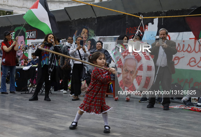 Pro-Palestinian Posada In Mexico