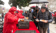 In Milan, Italy, on December 24, City Angels organize an interfaith prayer and deliver lun...