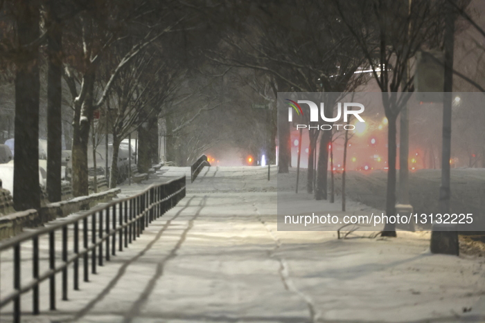 Winter Storm In New York