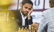 Arjun Erigaisi of India reacts against Vladislav Artemiev of Russia during the Rapid Open...