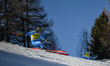 Giovanni Franzoni competes in the Men's Super-G race as part of the FIS Alpine Ski World C...