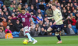 Marcus Edwards takes on James Garner during the Premier League match between Burnley and E...