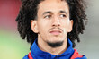 Hannibal Mejbri of Tunisia  looks on  during the AFCON Group C match between Tunisia and...