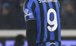 Gianluca Scamacca plays during the Serie A match between Atalanta BC and FC Internazionale...