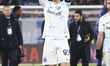 Alessandro Bastoni celebrates the victory during the Serie A match between Atalanta BC and...