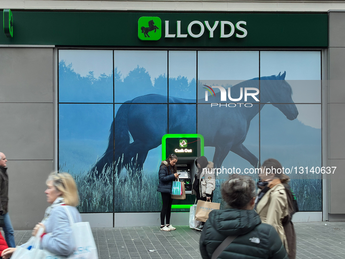 Lloyds Bank Branch In Newcastle City Center