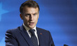 President of France Emmanuel Macron holds a press conference after the end of the European...