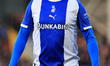 Ryan Woods of Oldham Athletic Association Football Club plays during the Sky Bet League 2...