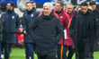 Gian Piero Gasperini is the Head Coach of AS Roma during the match between Atalanta BC and...