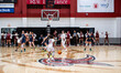 The Rider Broncs and the Quinnipiac Bobcats compete during an NCAA women's basketball game...