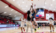 ELLA O'DONNELL (12) of the Quinnipiac Bobcats goes up for a layup during an NCAA women's b...