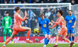 Tommy Doyle of Birmingham City plays it forward during the Sky Bet Championship match betw...