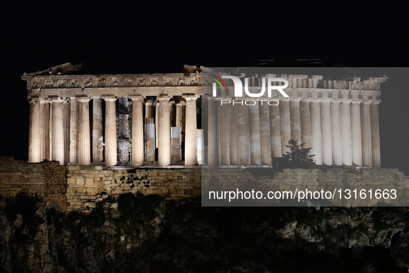A view of the Parthenon on the Acropolis in Athens, Greece on January 6, 2026.  by Jakub Porzycki/NurPhoto
