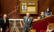 France's Interior Minister Laurent Nunez attends a session of questions to the government...